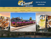 Tablet Screenshot of cyrusresort.com